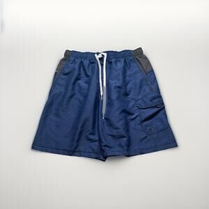 Speedo Men's Blue Swim‎ Shorts Men's Size Large (187)